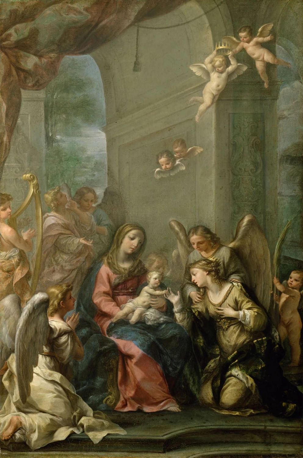 Matrimonio mistico di santa Caterina - Kunsthistorisches Museum